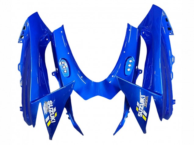 Blau Silber Ecstar 2011-2024 Suzuki GSXR 600 / GSXR 750 Motorrad Verkleidung