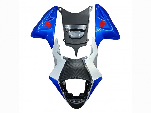 Blau Silber Ecstar 2011-2024 Suzuki GSXR 600 / GSXR 750 Motorrad Verkleidung