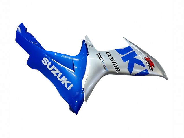 Blau Silber Ecstar 2011-2024 Suzuki GSXR 600 / GSXR 750 Motorrad Verkleidung