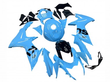Hellblau Schwarz 2011-2024 Suzuki GSXR 600 / GSXR 750 Motorrad Verkleidung