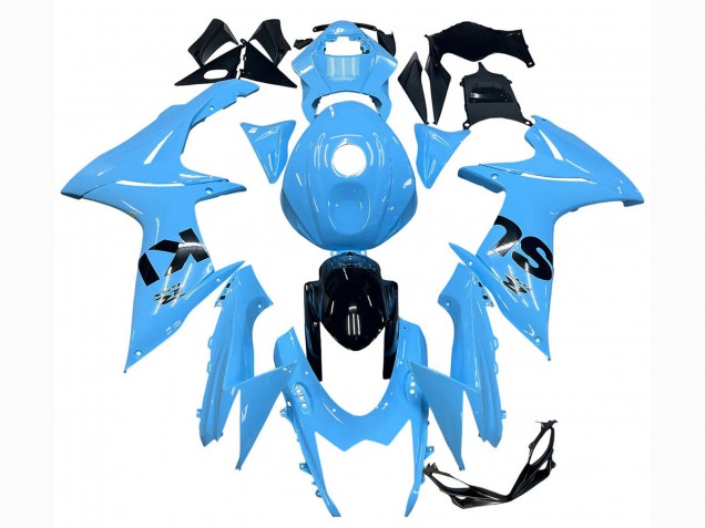 Hellblau Schwarz 2011-2024 Suzuki GSXR 600 / GSXR 750 Motorrad Verkleidung