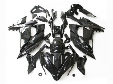 Glänzendes Schwarz 2017-2019 Kawasaki Ninja 650 EX650 Motorrad Verkleidung