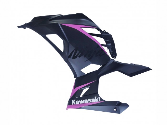 Matt Schwarz Rosa 2018-2024 Kawasaki Ninja 400 Motorrad Verkleidung