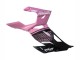 Rosa Matt Schwarz Bienenwabe 2018-2024 Kawasaki Ninja 400 Motorrad Verkleidung