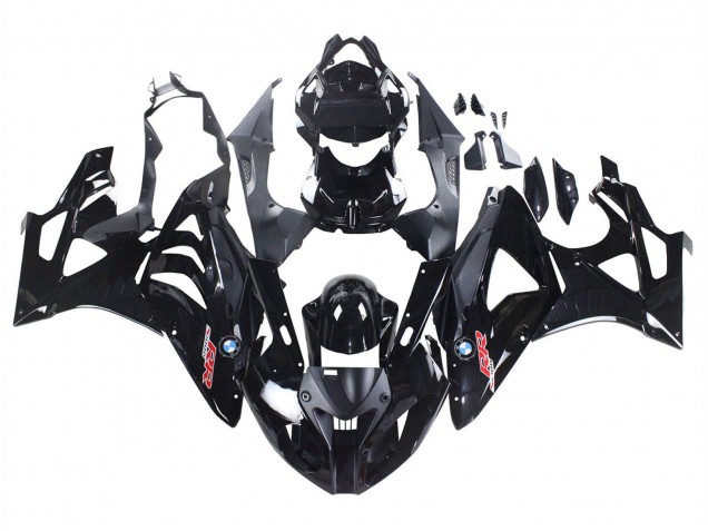 Glänzendes Schwarz 2009-2014 BMW S1000RR Motorrad Verkleidung
