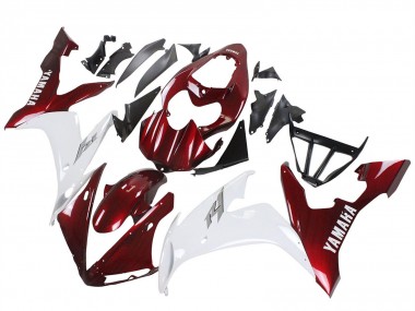 Rot Weiß 2004-2006 Yamaha YZF 1000 R1 Motorrad Verkleidung
