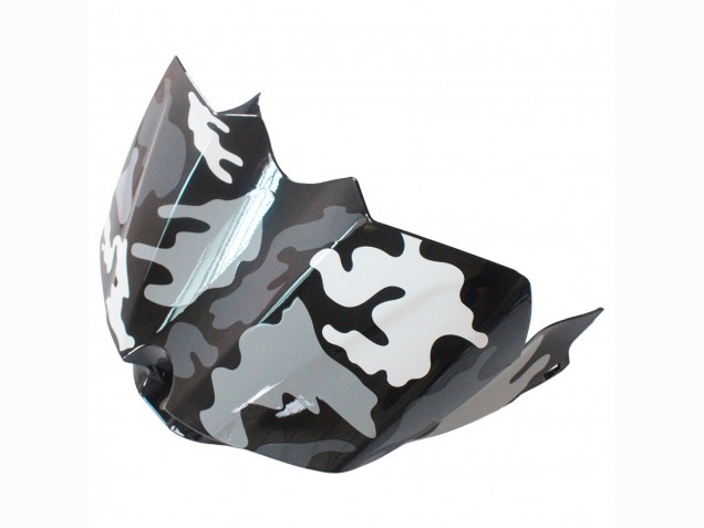 Grau Weiß Camouflage Hai 2007-2008 Yamaha YZF 1000 R1 Motorrad Verkleidung