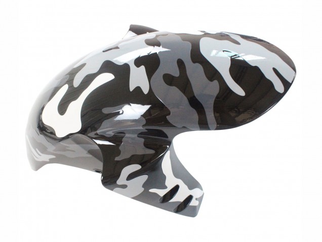 Grau Weiß Camouflage Hai 2007-2008 Yamaha YZF 1000 R1 Motorrad Verkleidung