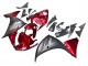 Rot Matt Schwarz 2009-2011 Yamaha YZF 1000 R1 Motorrad Verkleidung
