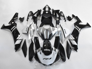 Silber Weiß Glänzendes Schwarz 2020-2025 Yamaha YZF 1000 R1 Motorrad Verkleidung