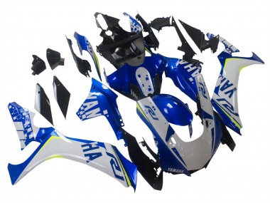 Weiß Blau Neon Gelb Glänzendes Schwarz 2020-2025 Yamaha YZF 1000 R1 Motorrad Verkleidung