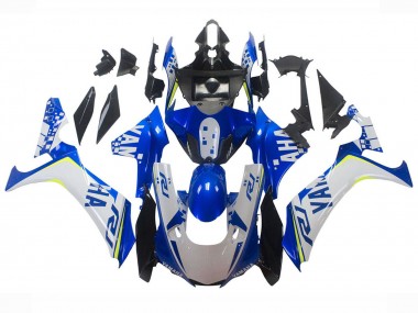 Weiß Blau Neon Gelb Glänzendes Schwarz 2020-2025 Yamaha YZF 1000 R1 Motorrad Verkleidung