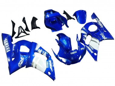 Blau Weiß 1998-2002 Yamaha YZF 600 R6 Motorrad Verkleidung