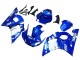 Blau Weiß 1998-2002 Yamaha YZF 600 R6 Motorrad Verkleidung