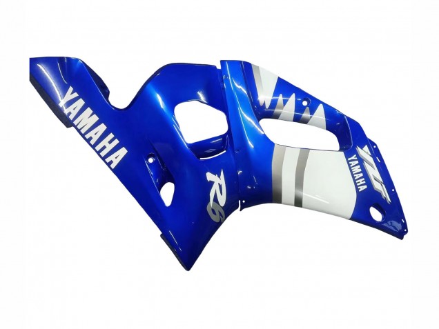 Blau Weiß 1998-2002 Yamaha YZF 600 R6 Motorrad Verkleidung