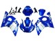 Blau Weiß 1998-2002 Yamaha YZF 600 R6 Motorrad Verkleidung