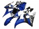 Blau Weiß Glänzendes Schwarz Yamalube 2003-2004 Yamaha YZF R6 Motorrad Verkleidung