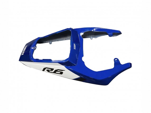 Blau Weiß Glänzendes Schwarz Yamalube 2003-2004 Yamaha YZF R6 Motorrad Verkleidung