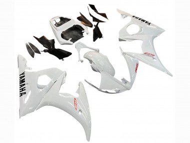 Weiß 2006-2009 Yamaha YZF R6S Motorrad Verkleidung Kit