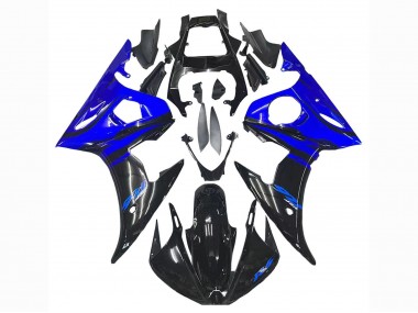 Blau Glänzendes Schwarz 2006-2009 Yamaha YZF R6S Motorrad Verkleidung