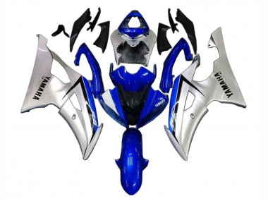 Silber Blau 2008-2016 Yamaha YZF 600 R6 Motorrad Verkleidung