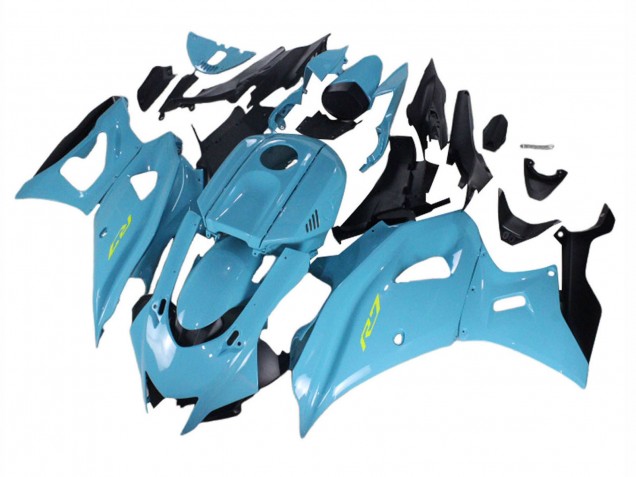Blau 2021-2024 Yamaha YZF R7 Motorrad Verkleidung
