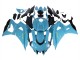 Blau 2021-2024 Yamaha YZF R7 Motorrad Verkleidung