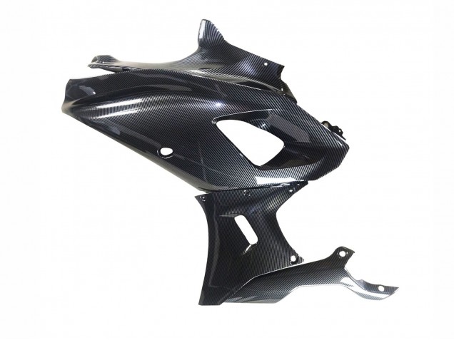 Schwarze Carbonfaser 2021-2024 Yamaha YZF R7 Motorrad Verkleidung