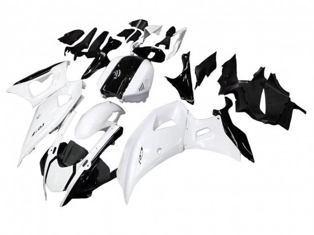 Glänzendes Weiß 2021-2024 Yamaha YZF R7 Motorrad Verkleidung