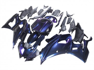 Gradient Blau Lila 2021-2024 Yamaha YZF R7 Motorrad Verkleidung