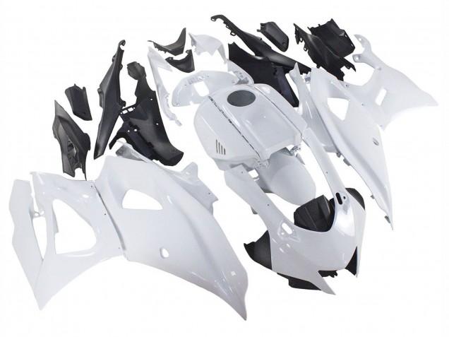 Weiß 2021-2024 Yamaha YZF R7 Motorrad Verkleidung