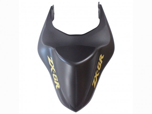Matt Schwarz mit Gelb Logo Ninja 2007-2008 Kawasaki ZX6R Motorrad Verkleidung