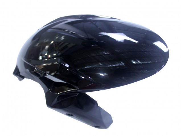 Glänzendes Schwarz Weiß 2019-2022 Kawasaki ZX6R Motorrad Verkleidung