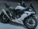 Weiß Schwarz Carbonfaser 2019-2022 Kawasaki ZX6R Motorrad Verkleidung
