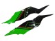 Grün Glänzendes Schwarz Rot 2019-2022 Kawasaki ZX6R Motorrad Verkleidung