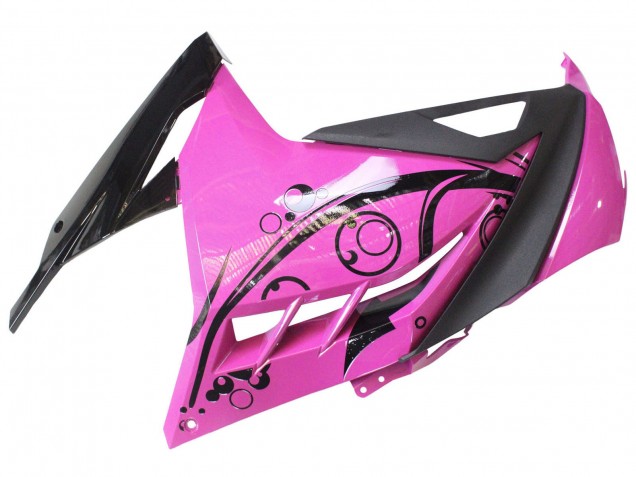 Rosa Schwarz 2013-2024 Kawasaki EX300 Motorrad Verkleidung
