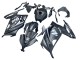 Matt Schwarz Weiß Elf Schnee 2013-2024 Kawasaki EX300 Motorrad Verkleidung