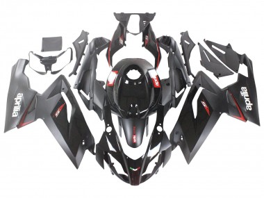Glänzendes Schwarz Rot Weiß Aufkleber 2006-2011 Aprilia RS125 Motorrad Verkleidung