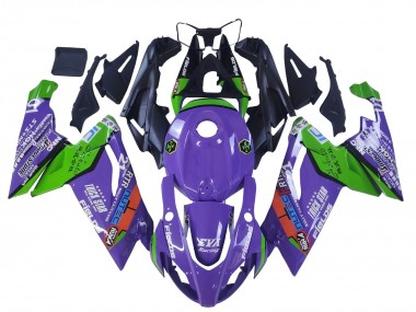 Lila Grün Rot 2006-2011 Aprilia RS125 Motorrad Verkleidung