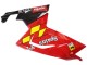 Rot Weiß Gelb Schwarz 2006-2011 Aprilia RS125 Motorrad Verkleidung