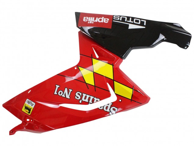 Rot Weiß Gelb Schwarz 2006-2011 Aprilia RS125 Motorrad Verkleidung