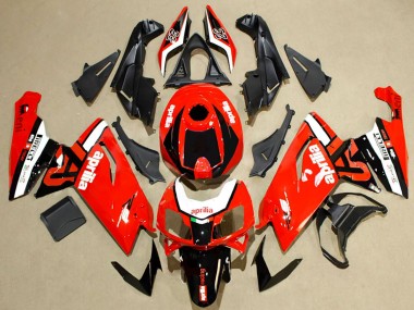 Rot Weiß Schwarz 2006-2011 Aprilia RS125 Motorrad Verkleidung