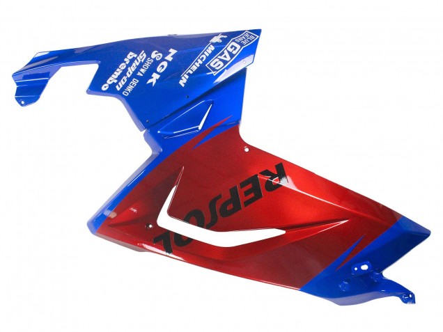 Blau Rot 2006-2011 Aprilia RS125 Motorrad Verkleidung