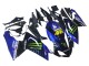 Blau Schwarz Grün Monster 46 2006-2011 Aprilia RS125 Motorrad Verkleidung