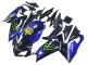 Blau Schwarz Grün Monster 46 2006-2011 Aprilia RS125 Motorrad Verkleidung