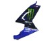 Blau Schwarz Grün Monster 46 2006-2011 Aprilia RS125 Motorrad Verkleidung