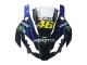 Blau Schwarz Grün Monster 46 2006-2011 Aprilia RS125 Motorrad Verkleidung