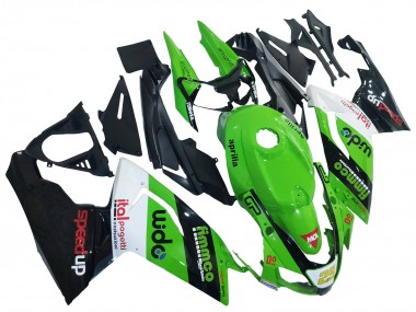 Grün Weiß Schwarz 2006-2011 Aprilia RS125 Motorrad Verkleidung