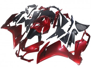 Rot Matt Schwarz 2012-2018 Aprilia RS4 50 125 Motorrad Verkleidung