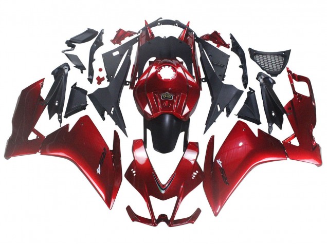 Rot Matt Schwarz 2012-2018 Aprilia RS4 50 125 Motorrad Verkleidung